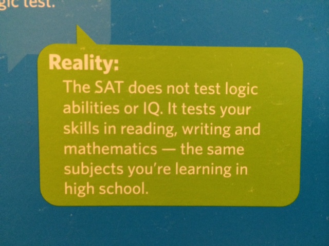 SAT An Overview and Discussion Scholastic Aptitude Test Scholastic